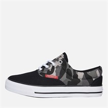 Crosshatch Junior Drenge Skywalk lærredssko Black Camo