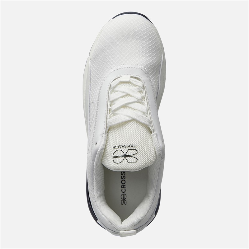 Crosshatch Junior Boys Smitlay II Trainers White/Navy