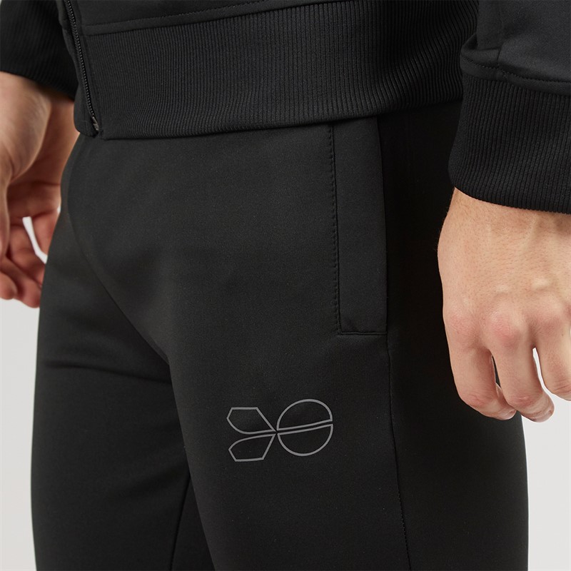 Crosshatch Mens Beswick Tracksuit Black