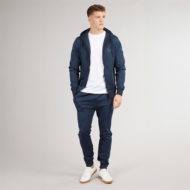 Crosshatch Mens Beswick Tracksuit Navy