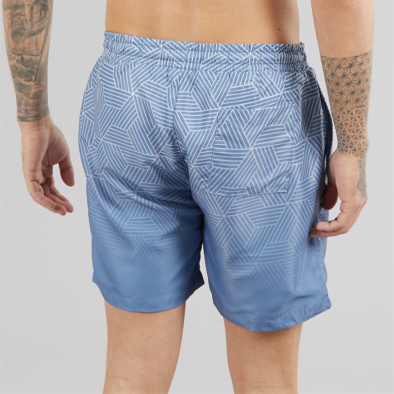 Crosshatch Mens Layotta Swim Shorts Light Stone