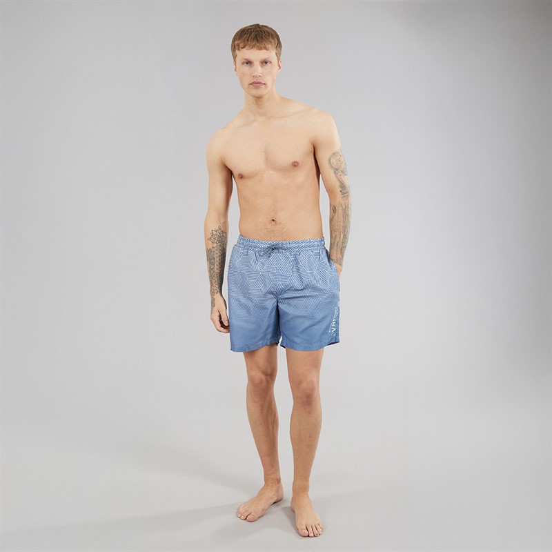 Crosshatch Mens Layotta Swim Shorts Light Stone