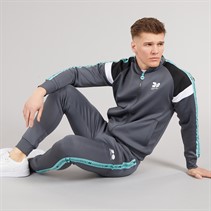 Crosshatch Mens Casatrack Tracksuit Dark Shadow