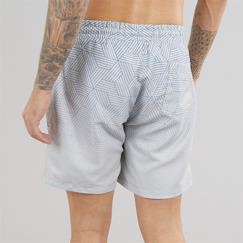 Crosshatch Mens Layotta Swim Shorts Denim Blue