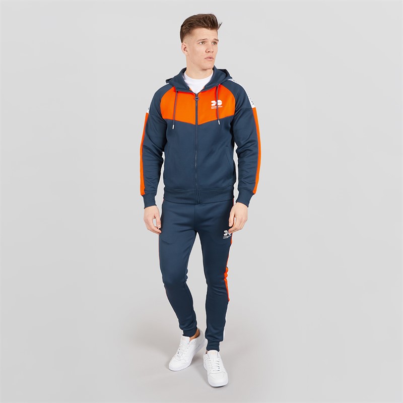 Crosshatch Mens Glotrack Tracksuit Flame