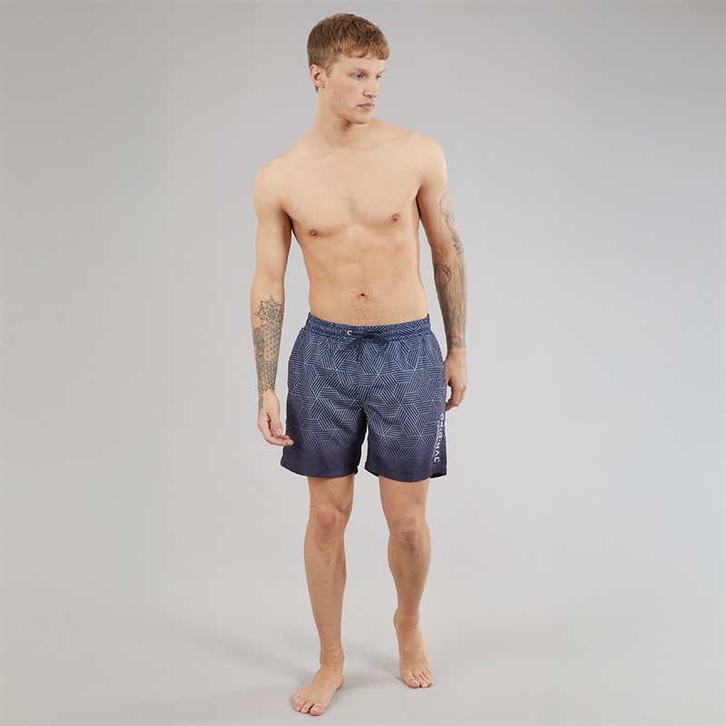 Crosshatch Mens Layotta Swim Shorts Navy