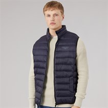 Crosshatch Mens Gattering Gilet Navy