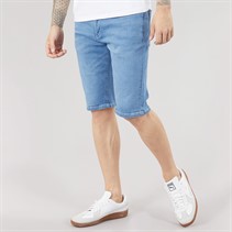 Crosshatch Mens Hammersmith Denim Shorts Light Wash