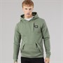 Crosshatch Mens Portville Hoodie Olive