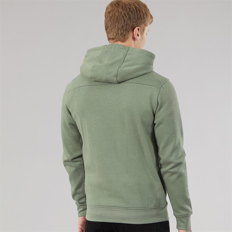 Crosshatch Mens Portville Hoodie Olive