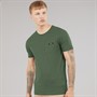 Crosshatch Mens Utilate T-Shirt Olive