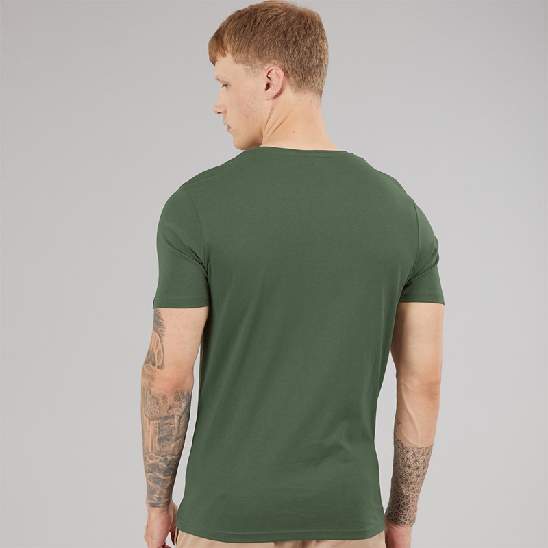 Crosshatch Mens Utilate T-Shirt Olive