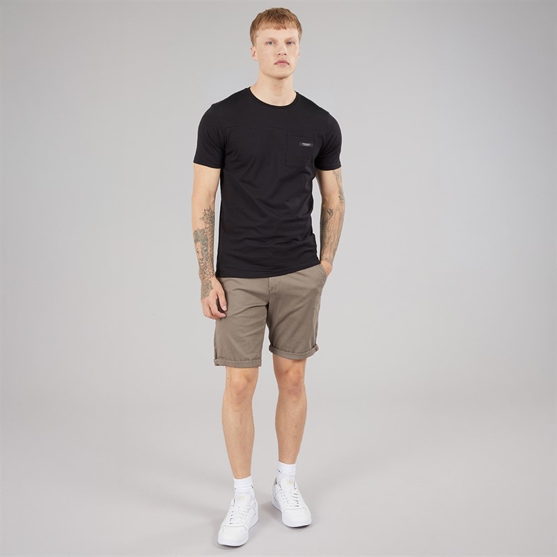 Crosshatch Mens Utilate T-Shirt Black