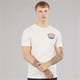 Crosshatch Mens Motocross T-Shirt Off White