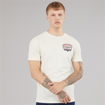 Crosshatch Mens Motocross T-Shirt Off White
