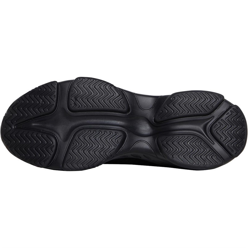 Dune Womens London Evoke Chunky Sock Trainers Black