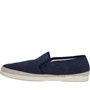Dune Mens London Francisco Suede Espadrilles Navy