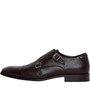Dune Mens London Schemer Buckle-Strap Monk Shoes Brown