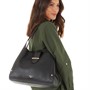 Dune Womens Slouchy Shoulder Bag Black