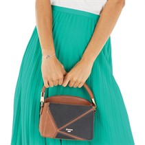 Dune Womens Cutwork Mini Grab Bag Black