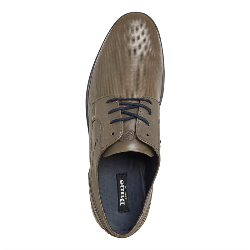 Dune Mens Bradfield Shoes Grey