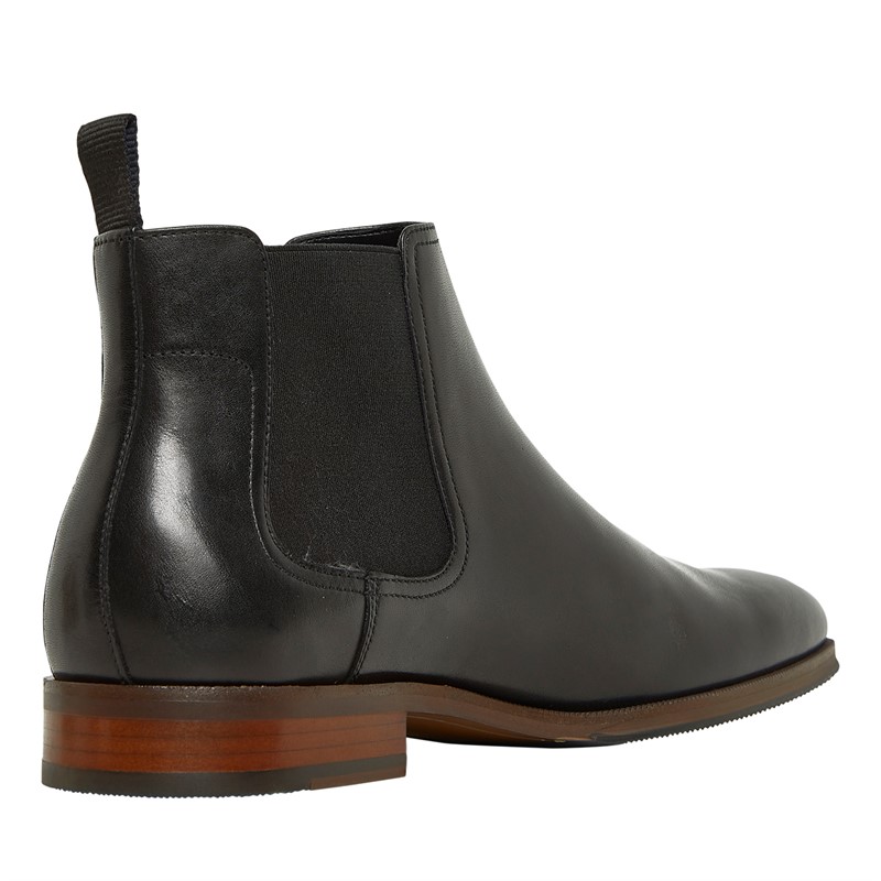 Dune Mens Melvinn Chelsea Boots Black