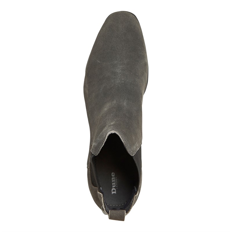 Dune Mens Maccles Chelsea Boots Grey