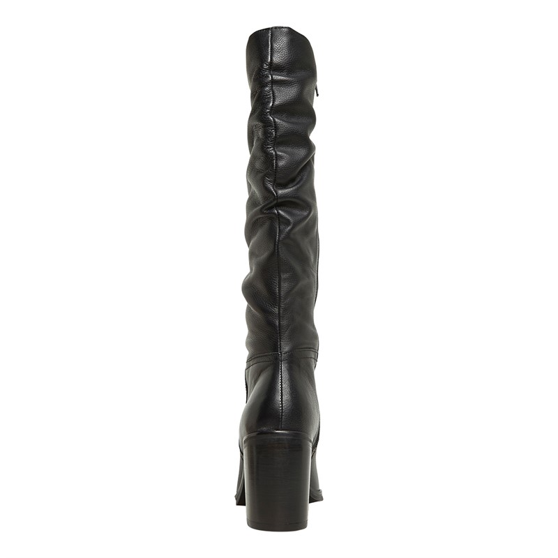 Dune Womens Truce 2 Knee High Boots Black/Leather