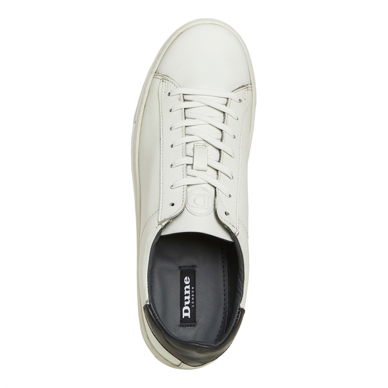 Dune Mens Togen Trainers White