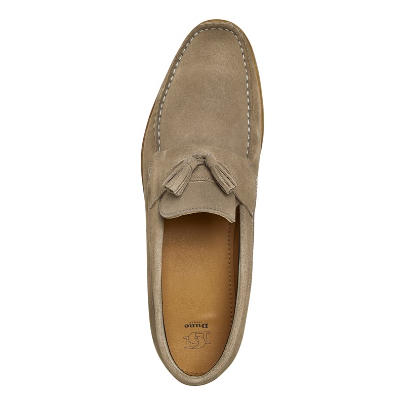 Dune Mens Bart Loafers Grey