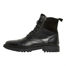 Dune Mens Called Toe Cap Boots Black