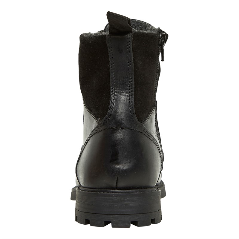 Dune Mens Called Toe Cap Boots Black