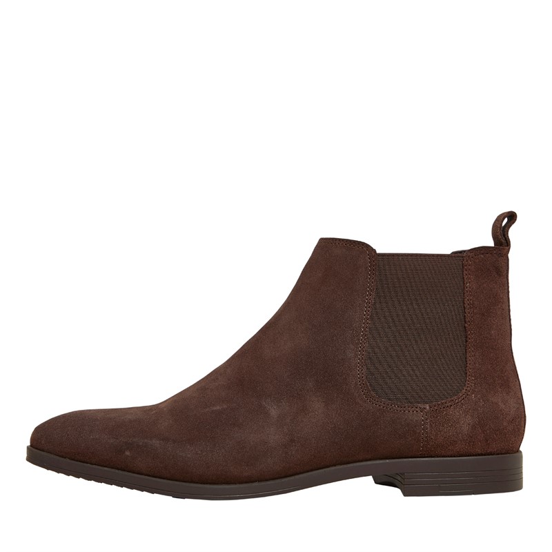 Dune Mens Maccles Chelsea Boots Brown