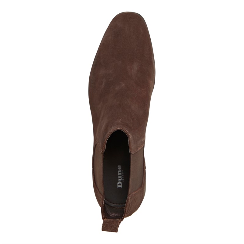 Dune Mens Maccles Chelsea Boots Brown