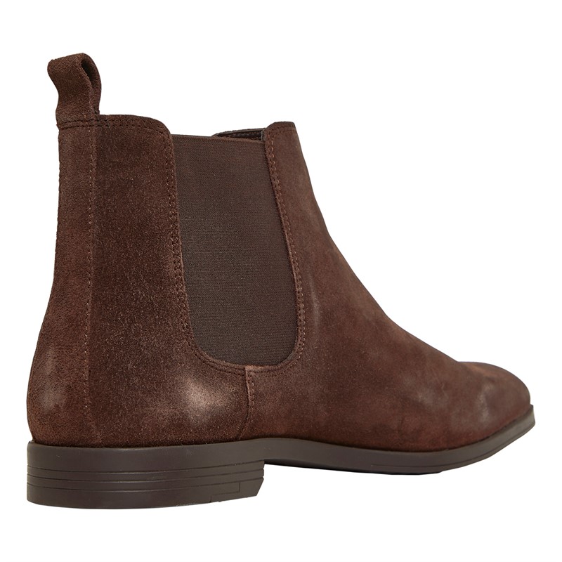 Dune Mens Maccles Chelsea Boots Brown