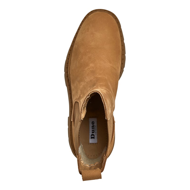 Dune Womens Photograph Chelsea Boots Camel/Nubuck