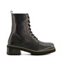 Dune Womens Payden Lace Up Ankle Boots Black/Black Leather