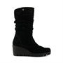 Dune Womens Tasha Wedge Boots Black