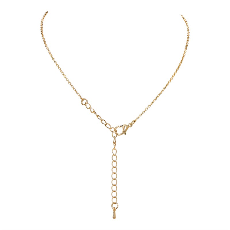 Diamond & Co Womens Necklace With Genuine Diamond Gold