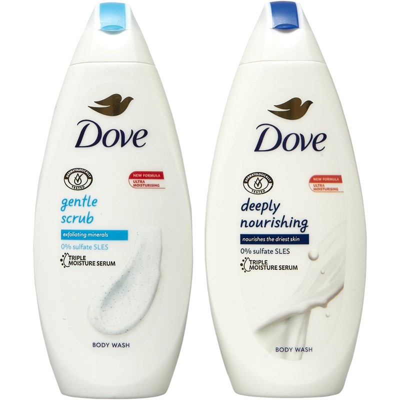 Dove Womens Gently Nourishing Duo Set Three Piece Multi