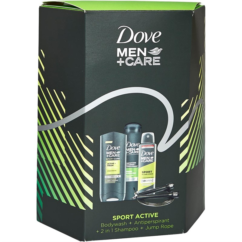 Dove Men+ Care Active Trio And Rope Gift Set Multi