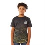 DFND London Boys Camo Fade T-Shirt Khaki Camo