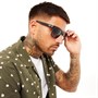 DFND London Męskie Wayfarer Okulary Przeciwsłoneczne Czarny