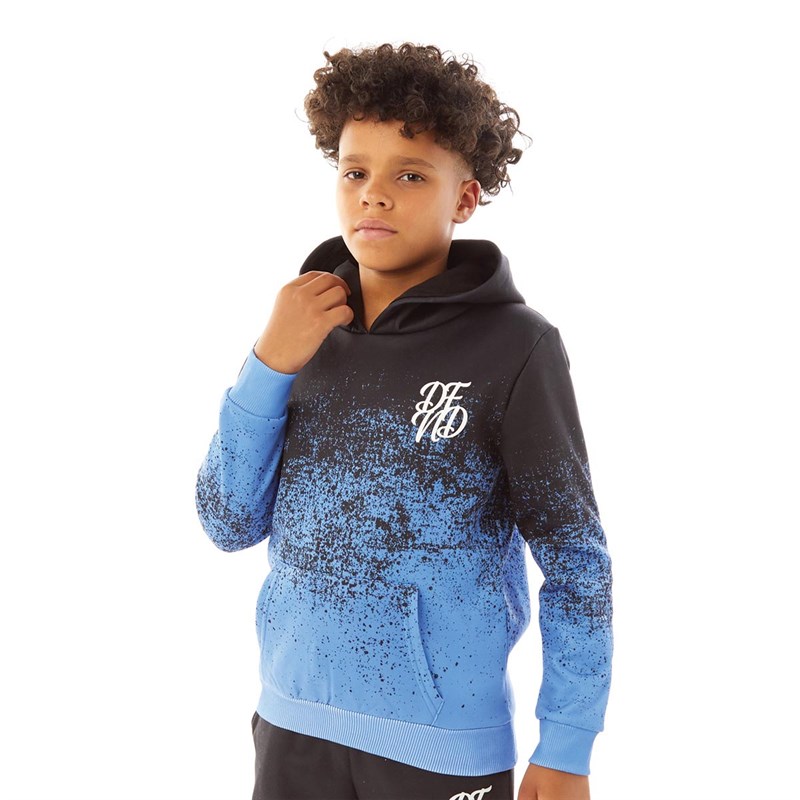 DFND London Boys Dust OTH Hoodie Blue/Black