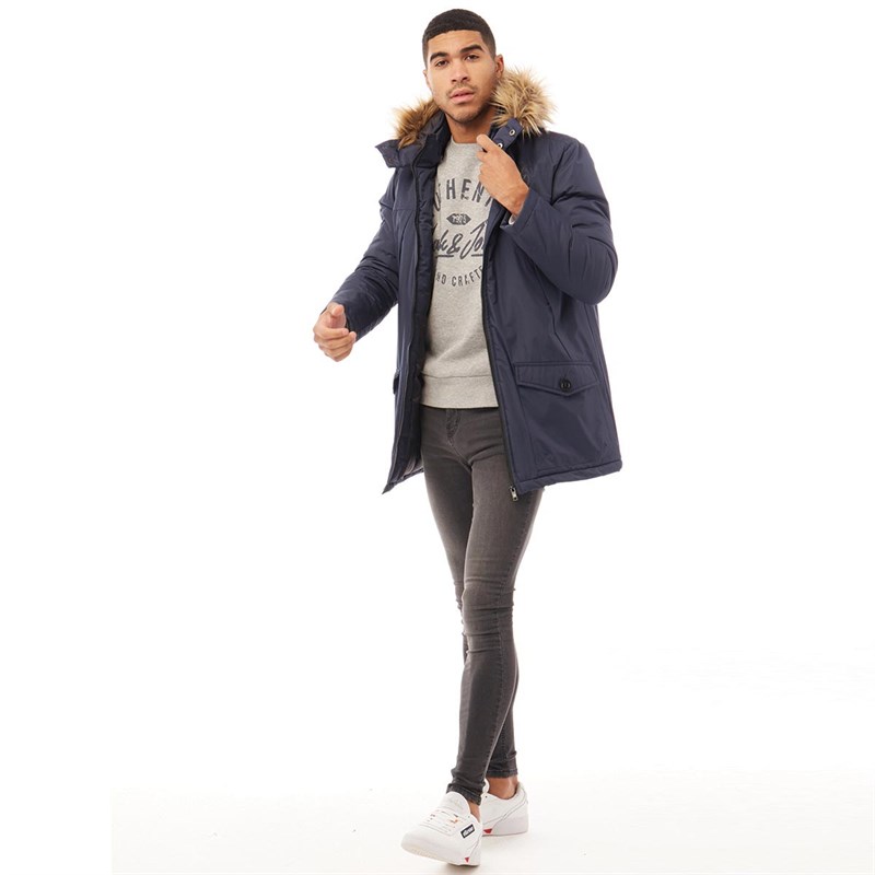 DFND London Mens DFND Polar Parka Navy