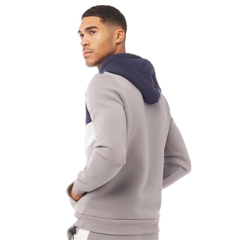 Buy DFND London Mens Fury Hoodie Navy/Grey