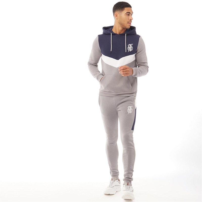 DFND London Mens Fury Hoodie Navy/Grey