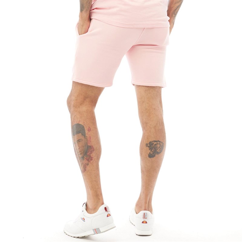DFND London Mens Bungee Shorts Pastel Pink