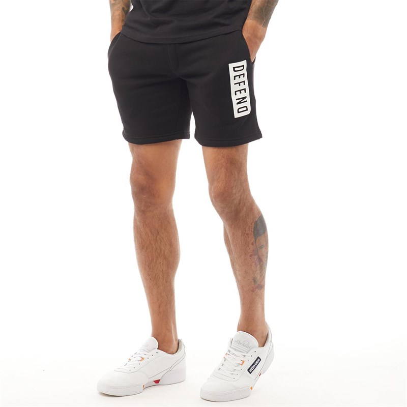 DFND London Mens Bungee Shorts Black