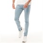 DFND London Herren Skinny Jeans Hellblau
